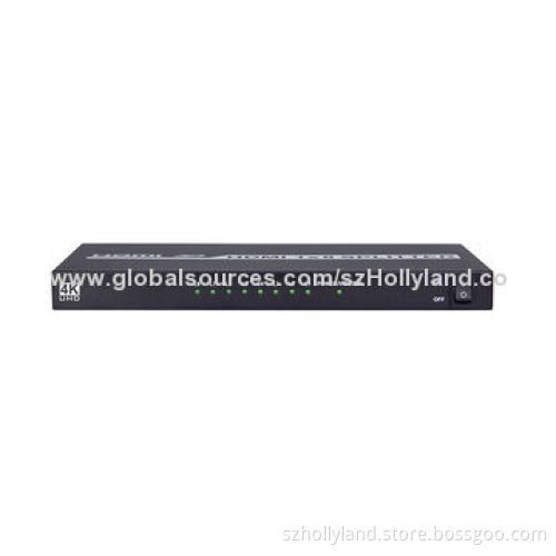 13V 1 x 8 HDMI Splitter, 3D/1,080P, UL, CCC, CE and FCC Marks